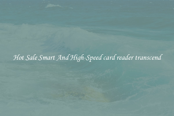 Hot Sale Smart And High-Speed card reader transcend