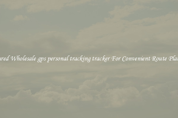 Featured Wholesale gps personal tracking tracker For Convenient Route Planning 