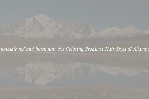 Wholesale red and black hair dye Coloring Products Hair Dyes & Shampoos