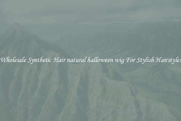 Wholesale Synthetic Hair natural halloween wig For Stylish Hairstyles